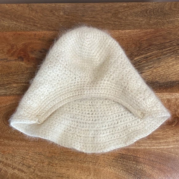 VTG 60’s Ivory Mohair Floppy Hat - Picture 8 of 13